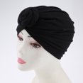 thumbnail image 4 of Turbante Sombrero Indio Sunnimix 2pcs Mujer Niño Bebé Suave Elástico Negro, 4 of 8