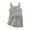 Grey, variant on Otqutp Kids Birthday Bodysuits Summer Boys and Girls Solid Color Sleeveless Round Neck T Shirt Casual Tie Shorts Two Piece Suit Spring Summer Set