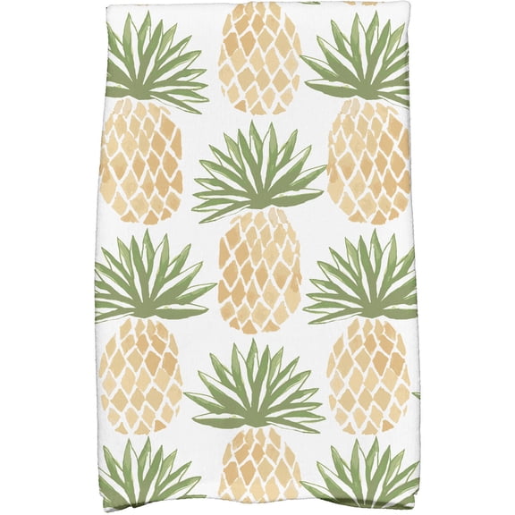 Simply Daisy 18" x 30" Tossed Pineapple Geometric Print Kitchen Towels