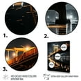 thumbnail image 3 of Designart "Beautiful Cityscape At Night Pittsburgh" Cityscapes Floater Framed Canvas Print, 3 of 7
