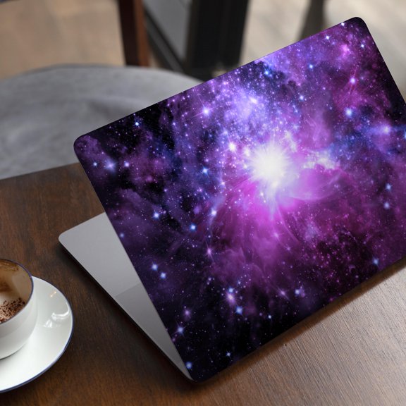 DesignSkinz Violet Glowing Nebula Full-Body Skin Decal Wrap Cover for MacBook 12" Retina (A1534)