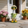 thumbnail image 5 of Fmbmuo Tropical Porch Goose Outfit 23 Inch Green Outdoor Decor, Full Set Clothes Soft Polyester Goose Costume for Outdoor Patio Yard Lawn Decor, 5 of 5