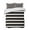 Black Beige, variant on Quilts Queen Size, Black Beige Striped Soft Comforter Bedding Set for Bed, Vintage Geometric Line Simple Lightweight Quilted Bedspread with Pillow Cover(2 Pieces) for All Season, 90x96 Inch
