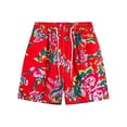 thumbnail image 2 of Amzcrzy Mens Shorts Beach Shorts for Men Shorts for Men Mens Casual Printed Beach Shorts With Elastic Waist And Drawstring Pocketless Knee Length Mens Shorts Casual Mens Shorts with Pockets, 2 of 8