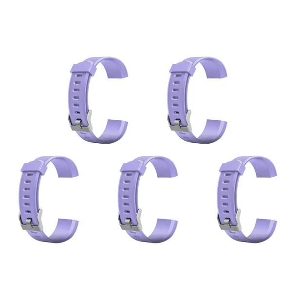 Correa Pulsera Repuesto 20 Mm para Reloj Silicona para ID115Plus HR (púrpura)