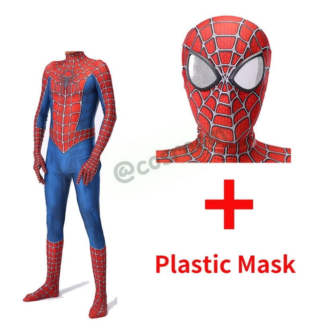 Disfraz de Spiderman para niños y adultos, mono de Cosplay Tobey Maguire, traje Zentai de superhéroe, disfraces de fiesta de Carnaval de Halloween Fivean unisex