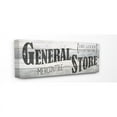 thumbnail image 2 of The Stupell Home Decor Farmhouse Planked Look General Store Mercantile Sign Canvas Wall Art, 13 x 30, 2 of 6