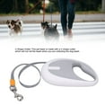 thumbnail image 3 of Retractable Dog Leash, Portable Pet Walking Leash with Anti Slip Handle, Durable ABS Automatic Telescopic Tractor Dog Tape for Small and Medium Sized Dogs, One Handed Brake, 3 of 8