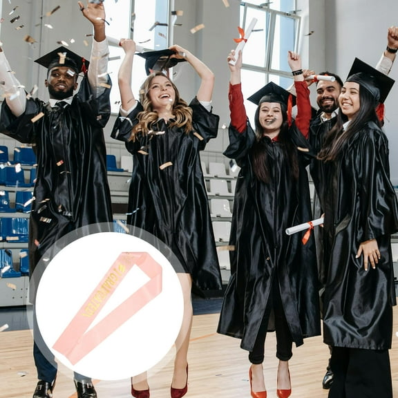 BESTYASH Satin Graduation Sash for 2024 Party Decor Versatile Shoulder Ribbon Accessory