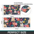 thumbnail image 7 of French Bulldog Dog and Pioneer Flower Kitchen Rugs Sets Of 2,Anti Fatigue Kitchen Mat Rugs Non Slip Washable,Decorative Kitchen Floor Mats for Kitchen,Sink,Laundry,17"x30"+17"x47", 7 of 7