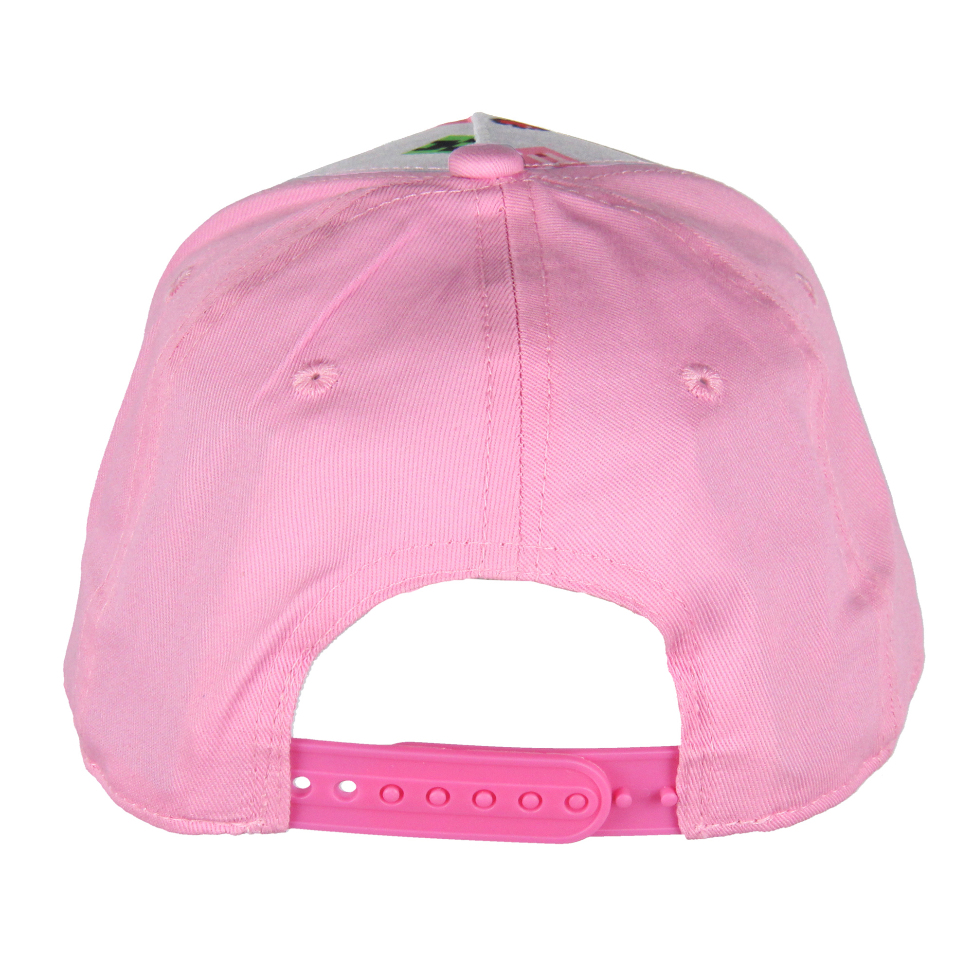 Minecraft Youth Hat Floating Creeper Head Hearts Pig Face Pink Snapback OSFM Cap