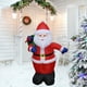 thumbnail image 2 of Decoración de patio de Papá Noel inflable 47 pulgadas Sunnimix rojo Navidad jardín, 2 of 7