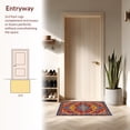 thumbnail image 3 of ODIKA 4'x6' Machine Washable Non-Slip Area Rug, Eclectic Multicolor Braided High Traffic Rug, Red, 20567, 3 of 7