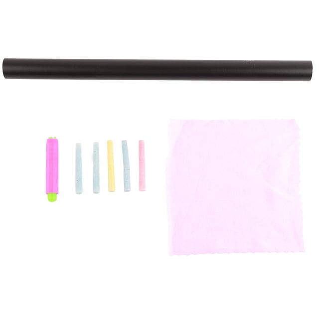 Pizarra autoadhesiva, borrable y extraíble de 45 x 100 cm para manualidades creativas, pegatinas de pared reutilizables de gran tamaño