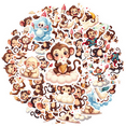 thumbnail image 2 of Cartoon Monkey Theme Stickers, Waterproof Monkey Theme Sticker for Water Bottle Laptop Phone Cases Planner Skateboard Luggage Helmet Party Favor Decor, Ideal for Adults Teens Teacher Rewards, 2 of 9