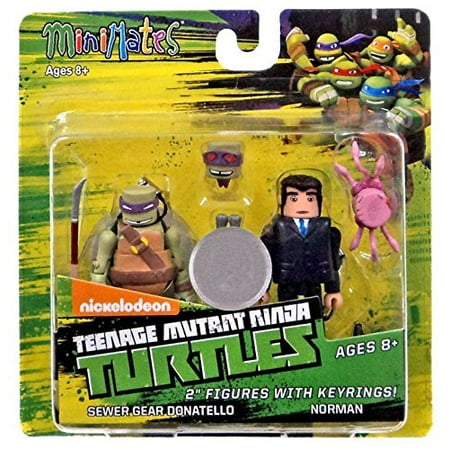 Teenage Mutant Ninja Turtles Minimates Series 2 Donatello and Norman
