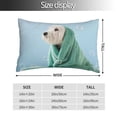 thumbnail image 2 of Sikiie Dog Wrapped in Towel Pillow Covers, Throw Pillow Case Cushion Covers,Cushion for Bedroom,Couch,Home-16"x24", 2 of 6