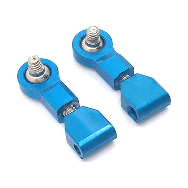 Vogacara Paquete de 2 1/28, Control remoto, brazos oscilantes superiores para coche, modificación de orugas, repuesto de suministro de piezas de Metal Kits de construcción modelo Cielo azul Vogacara FN011027-02