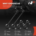 thumbnail image 5 of A-Premium 4Pcs Front Rear Sway Bar Link Stabilizer Link Kit Compatible with Mitsubishi Eclipse 2006-2012 Endeavor 2004-2011 Galant 2004-2012, 5 of 8