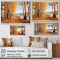 thumbnail image 4 of Designart "Maple Leaf Autumnal Tints " Landscapes Canvas Wall Art, 4 of 5