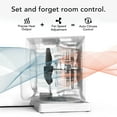 thumbnail image 5 of Vornado Velocity CUBE 5 OSC Whole Room Space Heater with 70º Oscillation, Remote Control, Vortex Heat Circulation, LED Touch Controls, 1-12 Hour Timer, Advanced Safety, Auto-Climate Control, White, 5 of 8