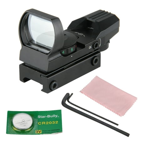 Excelvan Red & Green Illuminated Dot Sight Scope (The Best Red Dot Sight For The Money)
