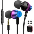 thumbnail image 1 of Auriculares con cable AIAUXAI con micrófono y conector de 3,5 mm para iPhone, 1 of 7