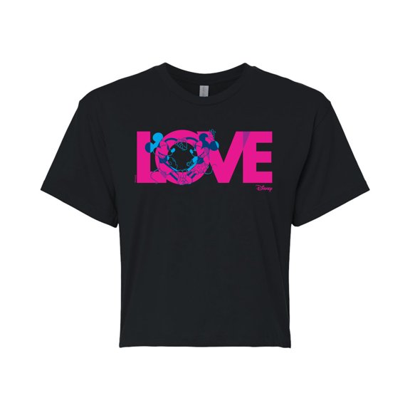 Disney - Love M And M Cropped Graphic T-Shirt