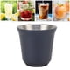 thumbnail image 1 of Taza de Café de Acero inoxidable, Taza de Café de Acero inoxidable de Doble Pared Taza de Café Térmica Tazas de Aislamiento Térmico para Hogares acampando para acampar, 1 of 7