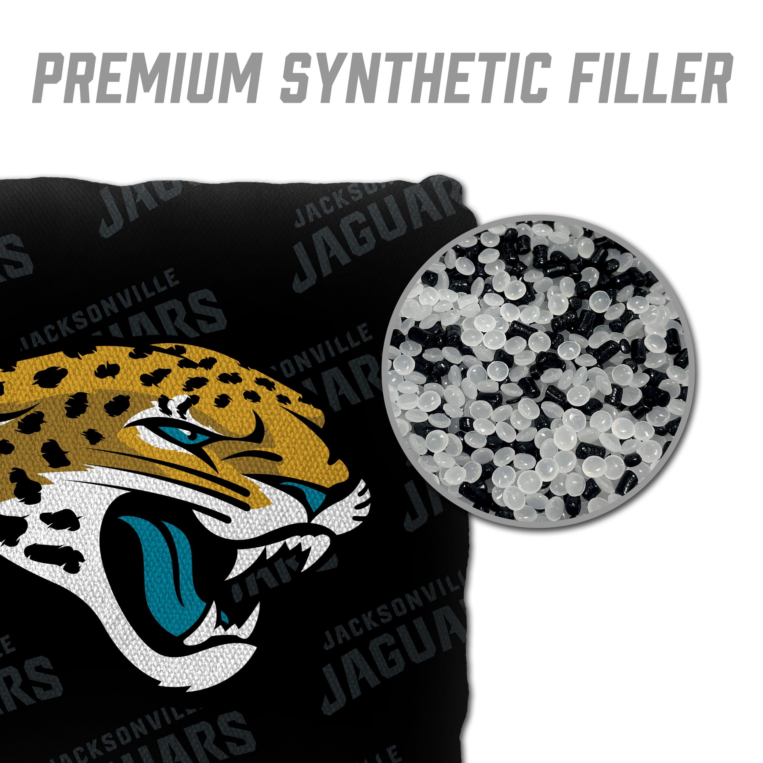 NFL Jacksonville Jaguars Cornhole Bags - 4PK - Black