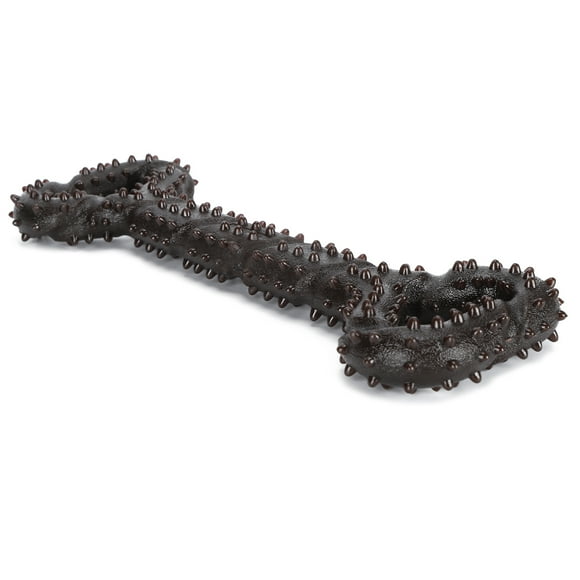 Dog Chew Toy, Deep Cleaning Dog Teeth Cleaning Toy No Harmless Durable Dog Toys Interactive Dog Toys with TPR Material for Chewing Coffee Color