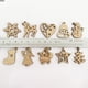 thumbnail image 5 of 50 adornos colgantes de madera para árbol de Navidad, decoraciones para fiestas navideñas para el hogar, regalo de copo de nieve de Navidad de Año Nuevo 2023, 5 of 5