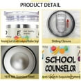 thumbnail image 3 of School Counselor Gifts Teacher Gifts School Counselor Insulated Tumbler Cup School Counselor Appreciation Gifts For Women Men 40 Oz School Counselor Teacher Travel Mug With Straw And Handle, 3 of 6