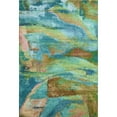 thumbnail image 2 of Addison Rugs Mayfield Premium Machine Washable Transitional Abstract Teal Rectangle Rug, 10' x 14', 2 of 6