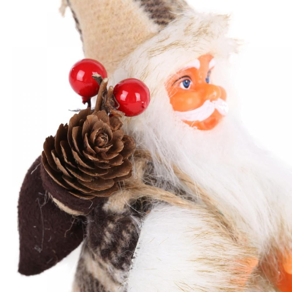 Christmas Santa Claus Doll Toy Christmas Tree Ornaments Decoration Exquisite For Home Xmas Happy New Year Gift