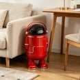 thumbnail image 7 of Astronaut Shaped Trash Can With Lid Cute Waste Bin Large Capacity Storage Bin For Home Office Bedroom And Living Room - Premium Edition Collection, 7 of 7