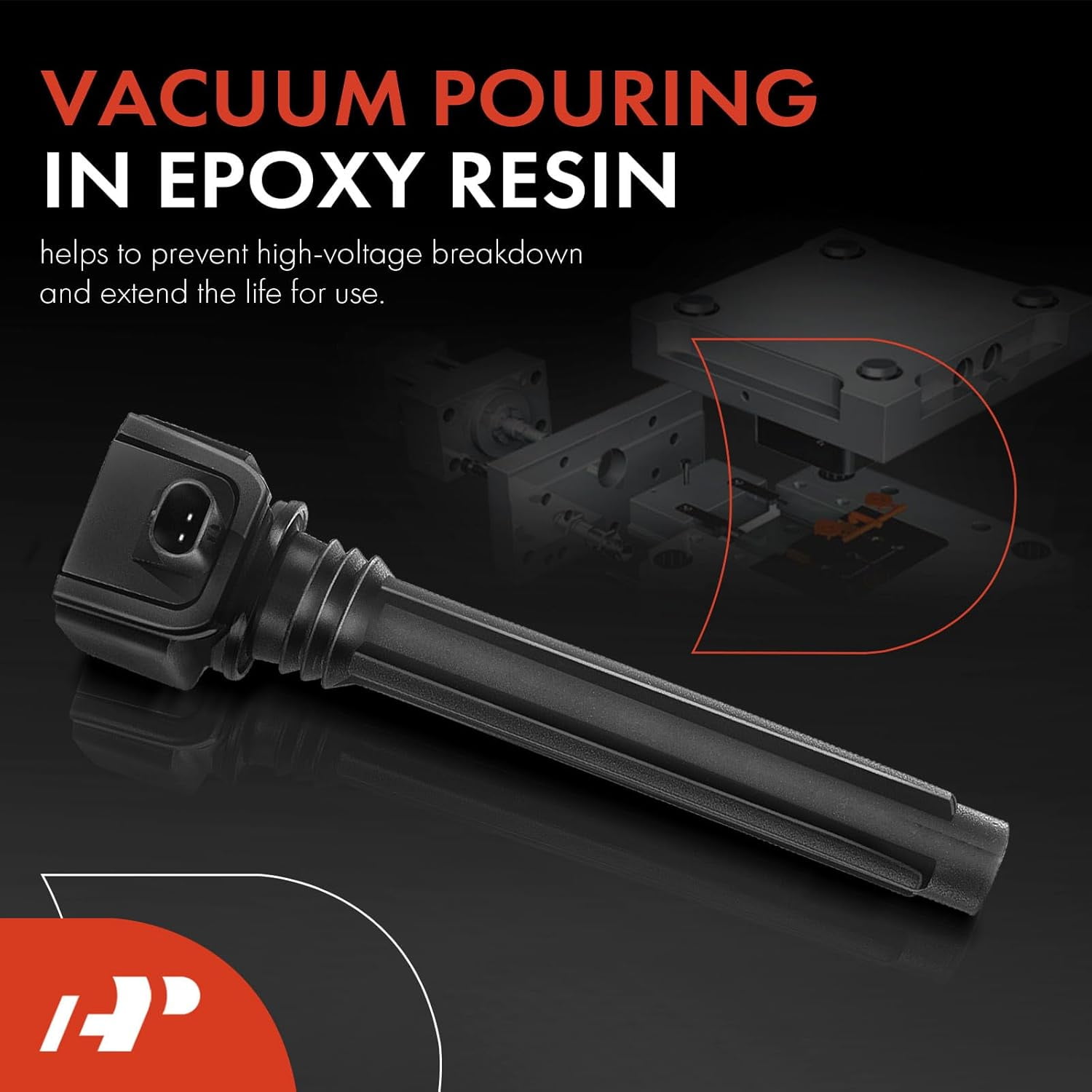 A-Premium Ignition Coils Pack Compatible with for Jeep Grand Cherokee Wrangler Dodge Charger Journey Durango Ram 1500 200 300 2011-2016 6-PC Set