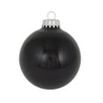 thumbnail image 2 of Christmas By Krebs 2 5/8" (67mm) Seamless Glass Ornament [8 Pieces], Decorated Designer Heirloom (Shiny Black ), 2 of 5