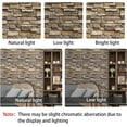 thumbnail image 2 of Abyssaly 3D Stone Brick Wallpaper Peel and Stick Wallpaper 17.73" x 118" Self-Adhesive Removable Wall Paper for Bedroom Bathroom Kitchen Wall Christmas Decoration, 2 of 10