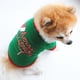 thumbnail image 4 of Camiseta Navideña Tricolor onlyliua para perros Disfraz verde, 4 of 6