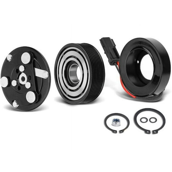 A/C Compressor Clutch Kit One Set - Compatible with 1994 - 2005 Dodge Ram 2500 5.9L 6-Cylinder 1995 1996 1997 1998 1999 2000 2001 2002 2003 2004