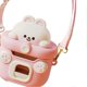 thumbnail image 3 of 550ml Camera Shape Water Bottle Portable Cute Cartoon Strap Water Cup for Office Outdoor Pink, 3 of 5