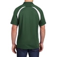 thumbnail image 2 of Mafoose Men's Dry Zone Colorblock Raglan Polo Shirt Forest Green/ White Medium, 2 of 5