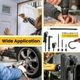 thumbnail image 4 of 17 Piece Angle Screwdriver Attachment, 105° Angle Screwdriver Cordless Screwdriver Attachment, Angle Screwdriver Kit with L Key, 3 Hex Shanks, Bit Holder Extension, Builder's Angle Drill Attachment, 4 of 7