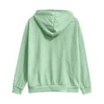 thumbnail image 4 of MHFRRA Sudadera con Capucha y Cremallera de Un Cuarto de Manga Larga con Bolsillo Frontal Tipo Cangurera para Uso Deportivo Informal Al Aire Libre, Tela Ligera y Cómoda Verde, 4 of 4