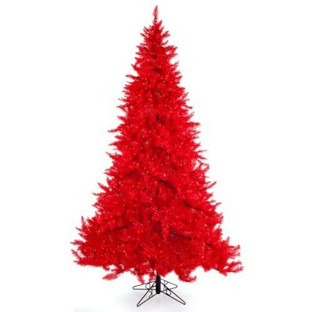 Ashley Red Pre-lit Christmas Tree