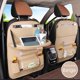 thumbnail image 2 of Bolsa de almacenamiento de cuero para asiento de automóvil, bolsa de almacenamiento multifuncional para mesa de comedor plegable para automóvil, suministros para el interior del automóvil, 2 of 5