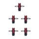 thumbnail image 3 of Greeniant 1 par de pastillas de freno de bicicleta profesionales en forma de V zapatos de frenado silenciosos componentes de repuesto para deportes al aire Rojo 5piezas Greeniant CBP229192, 3 of 4