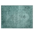 thumbnail image 2 of Addison Rugs Chantille Indoor/Outdoor Traditional Oriental Teal Washable Rectangle Rug, 1'8" x 2'6", 2 of 6