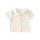 thumbnail image 1 of Ropa de Bebé de las Niñas de Verano de Manga Corta Cuello de Tortuga Superior de Moda Base Camisa Ser Usted Camisa, 1 of 6